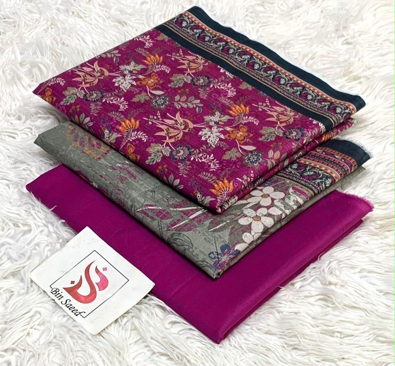 Bin Saeed Printed Lawn Collection | Women's Summer Lawn Suits