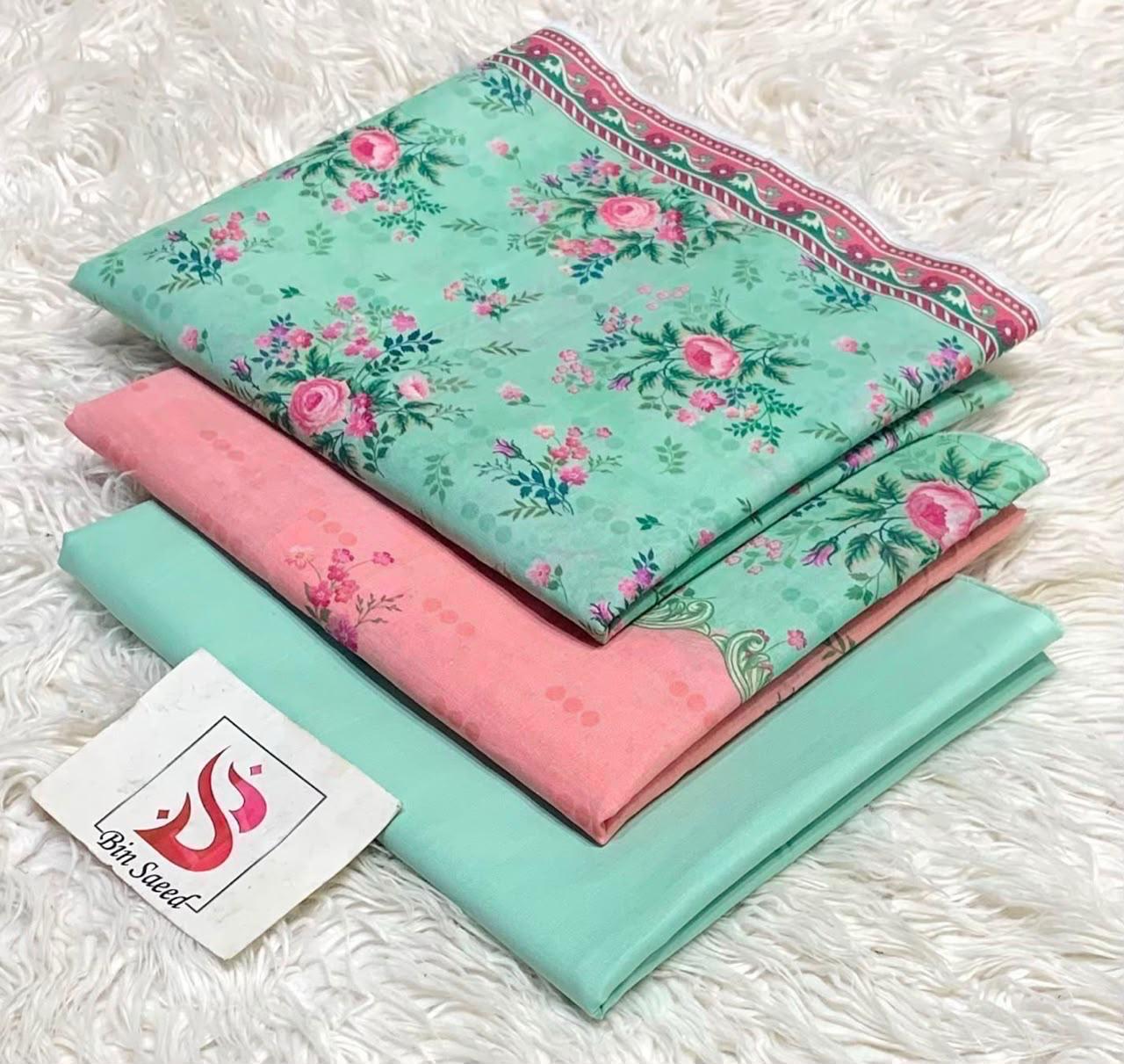 Bin Saeed Printed Lawn Collection | Women's Summer Lawn Suits
