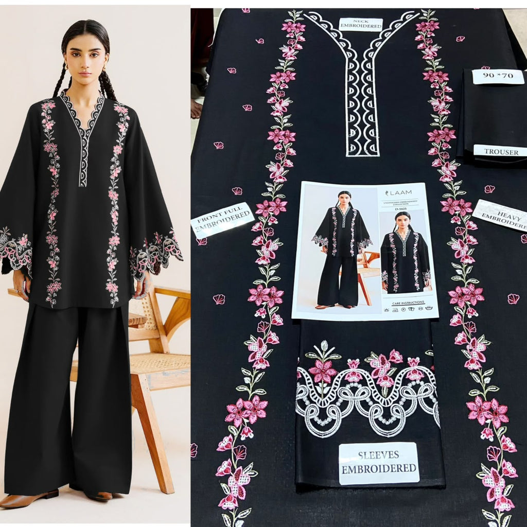 Premium Airjet Lawn 2 Piece Embroidered Suit – Summer Collection