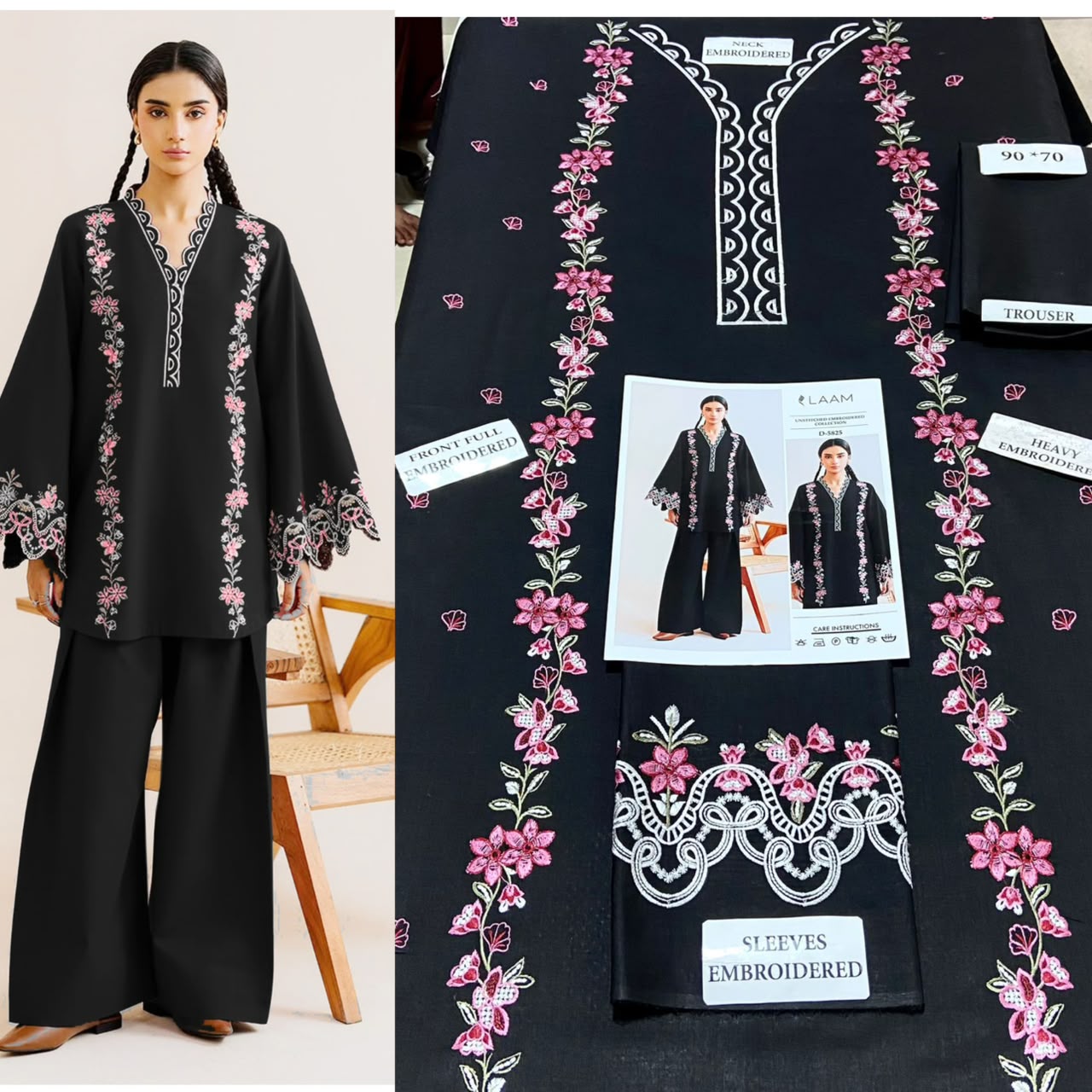 Premium Airjet Lawn 2 Piece Embroidered Suit – Summer Collection