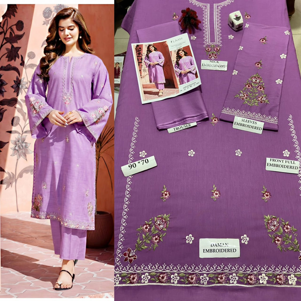 Summer Airjet Lawn 2 Piece Embroidered Dress