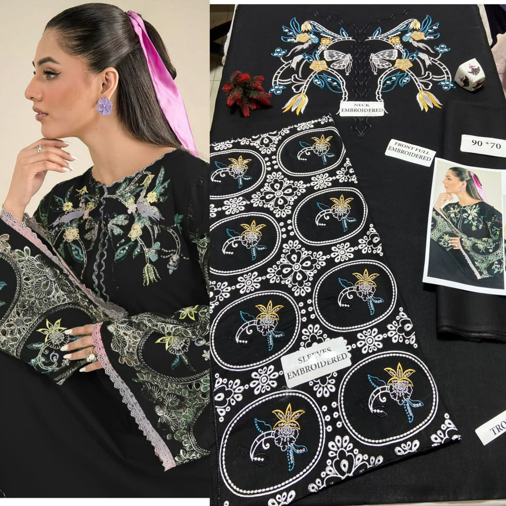 Summer Airjet Lawn 2 Piece Embroidered Dress