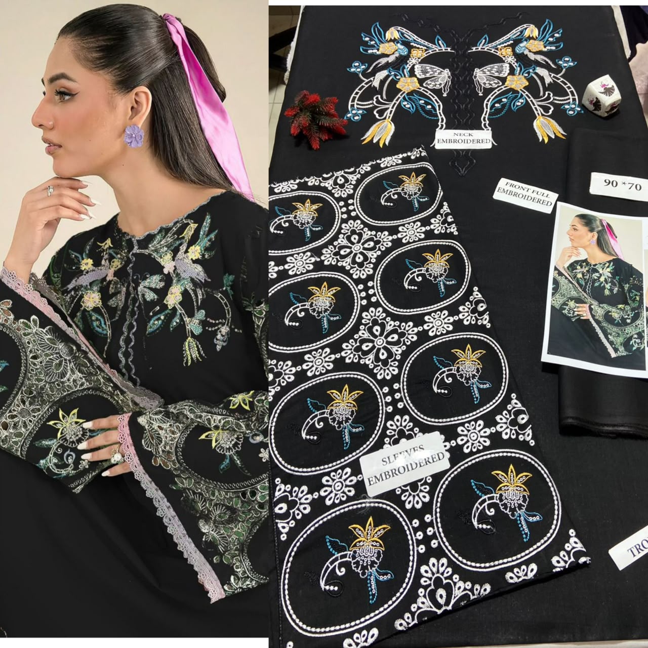 Summer Airjet Lawn 2 Piece Embroidered Dress