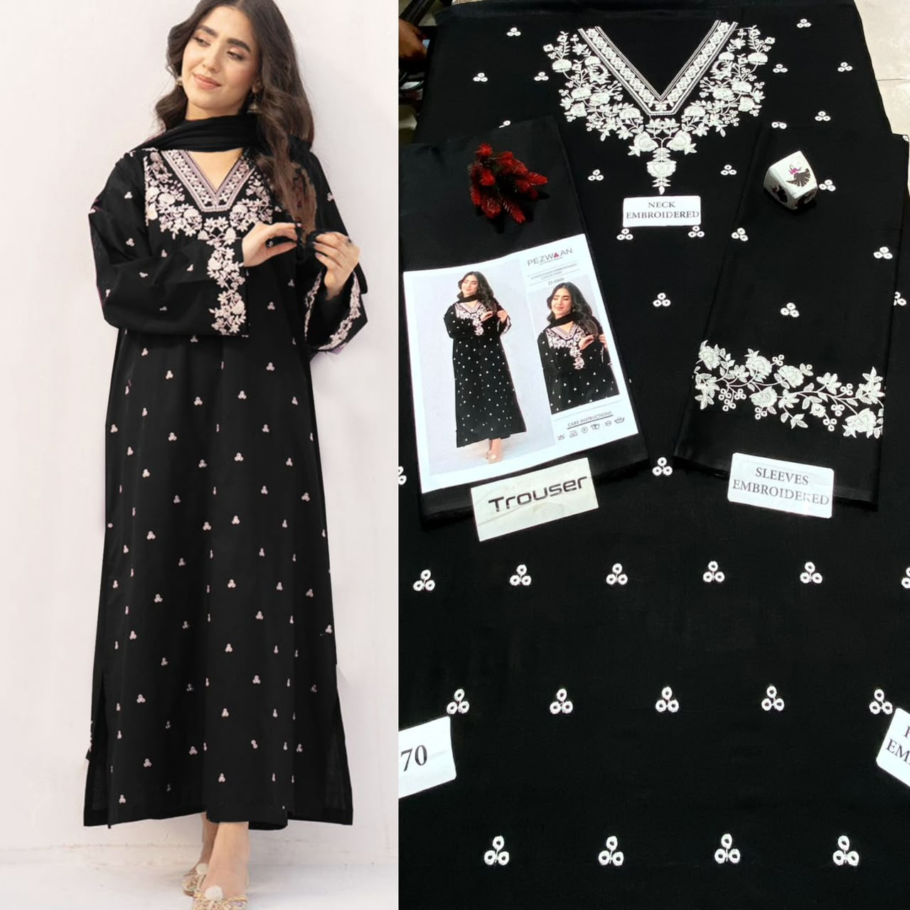 Summer Airjet Lawn 2 Piece Embroidered Dress