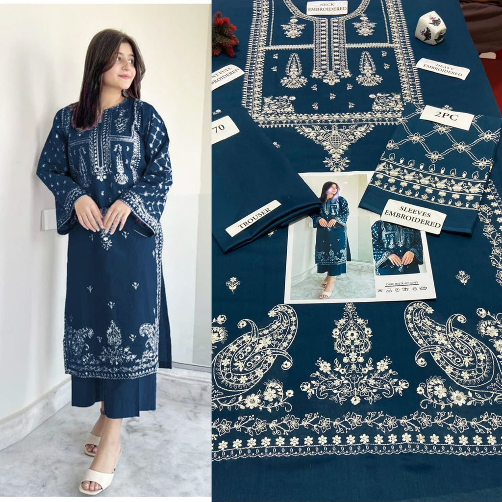 Ladies Premium Airjet Lawn 2 Piece Suit