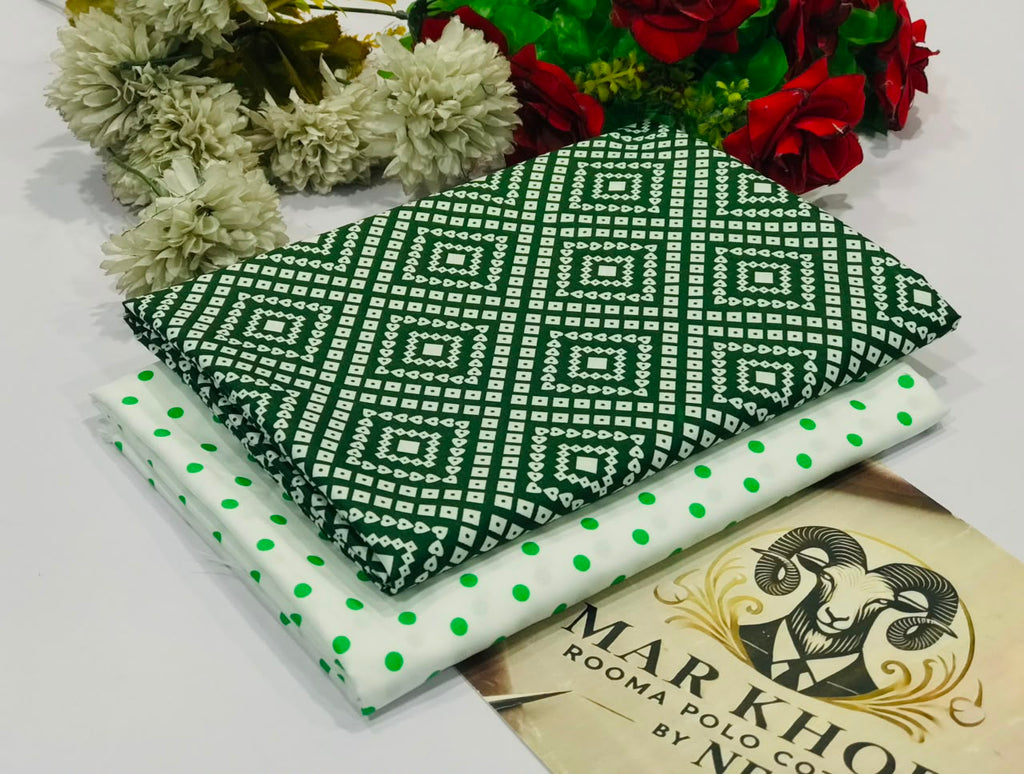 Markhor Rooma Polo Cotton™️ – 14th August Azadi Prints 2026 | Unstitched 2-Piece Suit