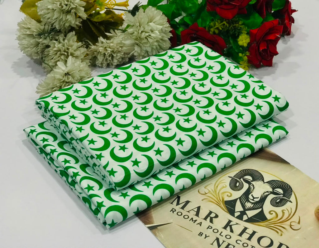 Markhor Rooma Polo Cotton™️ – 14th August Azadi Prints 2026 | Unstitched 2-Piece Suit