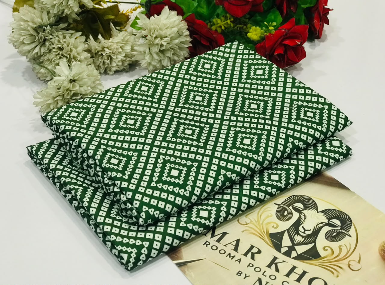 Markhor Rooma Polo Cotton™️ – 14th August Azadi Prints 2026 | Unstitched 2-Piece Suit
