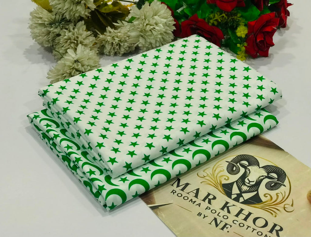 Markhor Rooma Polo Cotton™️ – 14th August Azadi Prints 2026 | Unstitched 2-Piece Suit