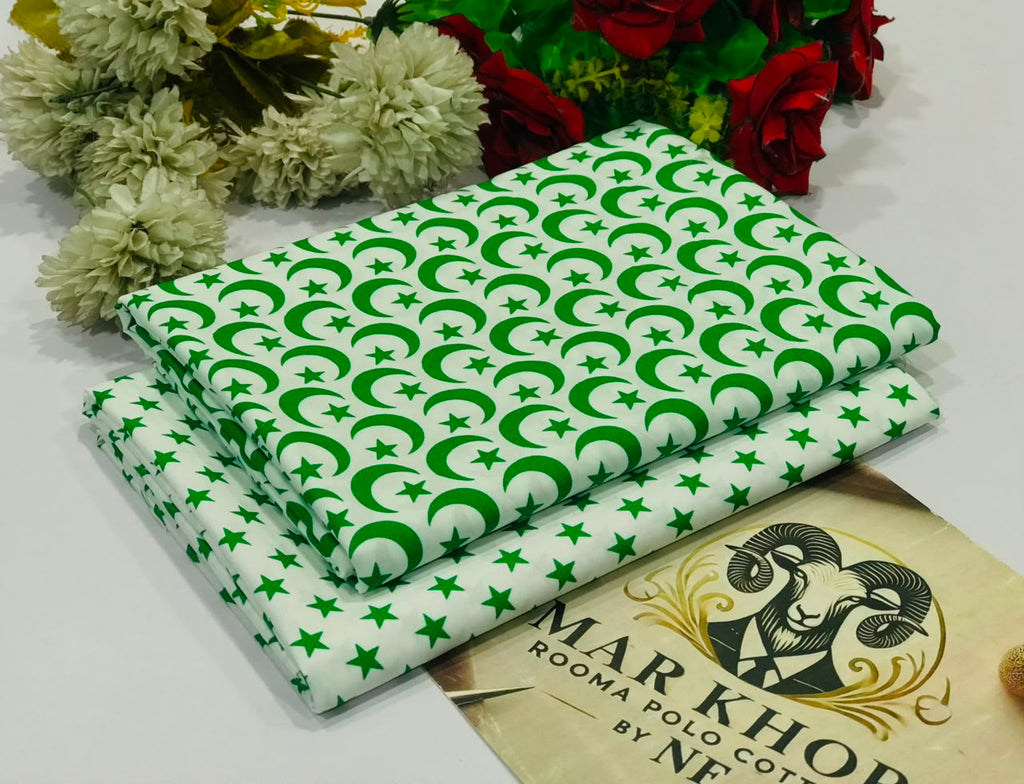 Markhor Rooma Polo Cotton™️ – 14th August Azadi Prints 2026 | Unstitched 2-Piece Suit
