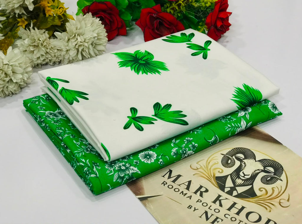 Markhor Rooma Polo Cotton™️ – 14th August Azadi Prints 2026 | Unstitched 2-Piece Suit