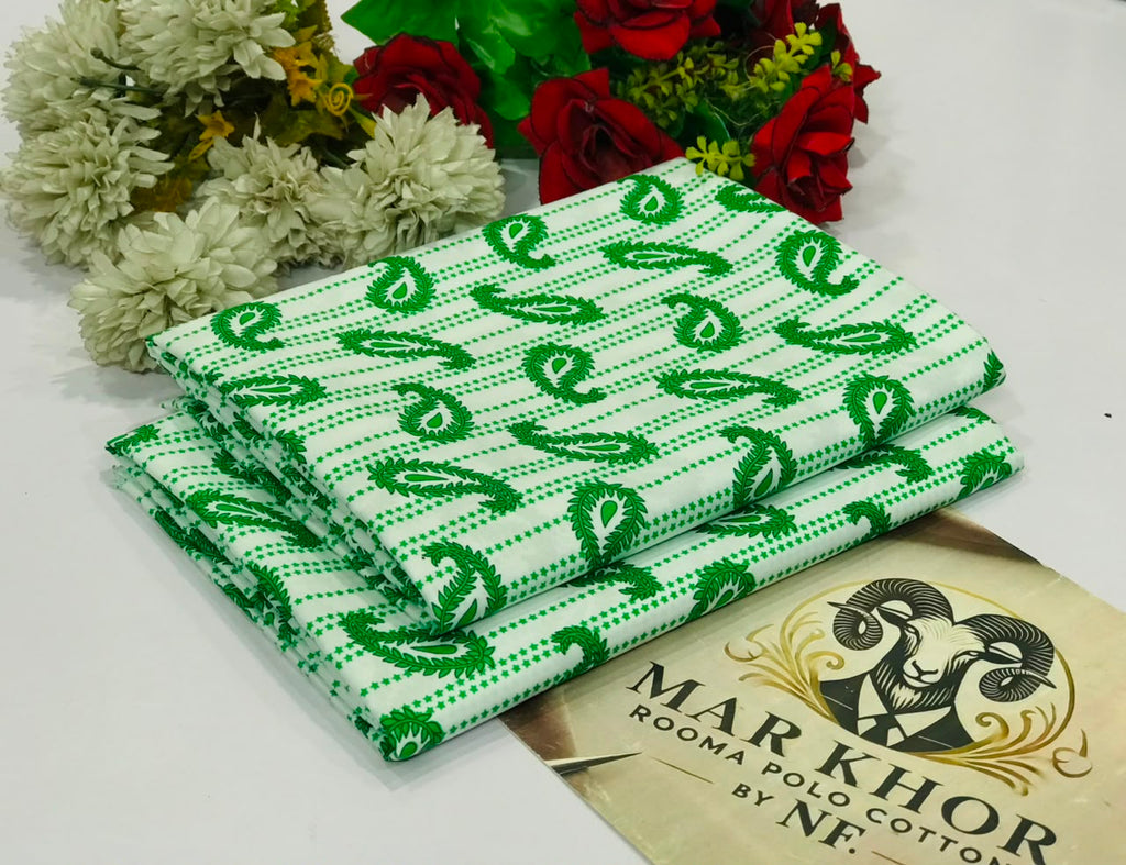 Markhor Rooma Polo Cotton™️ – 14th August Azadi Prints 2026 | Unstitched 2-Piece Suit