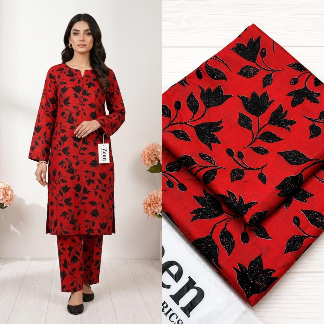 ZEEN Printed Lawn 2 Piece Suit – Premium Summer Collection