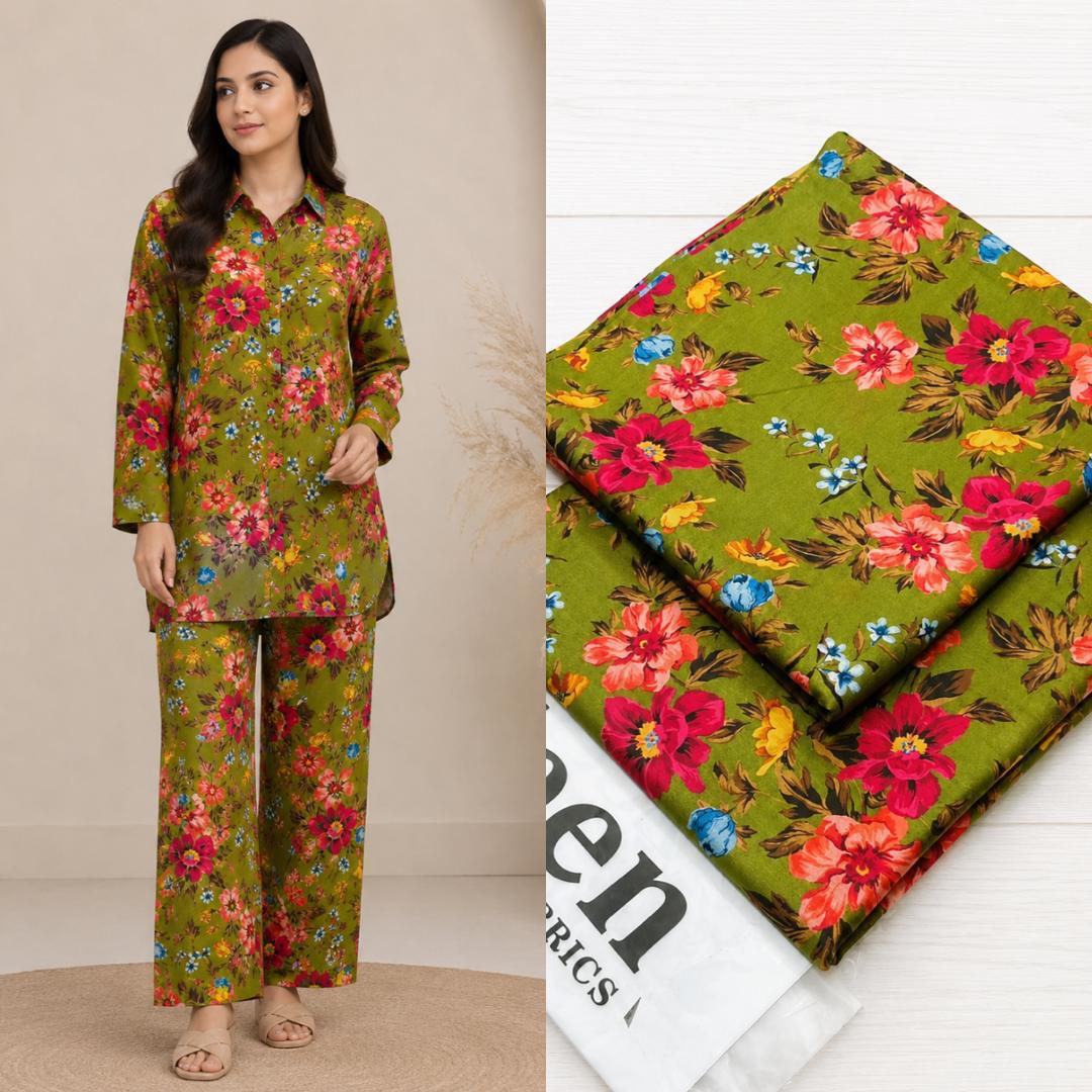 ZEEN Printed Lawn 2 Piece Suit – Premium Summer Collection