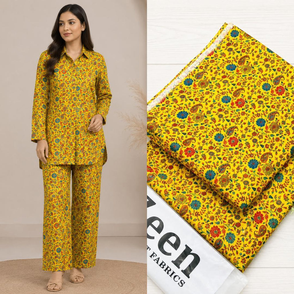 ZEEN Printed Lawn 2 Piece Suit – Premium Summer Collection