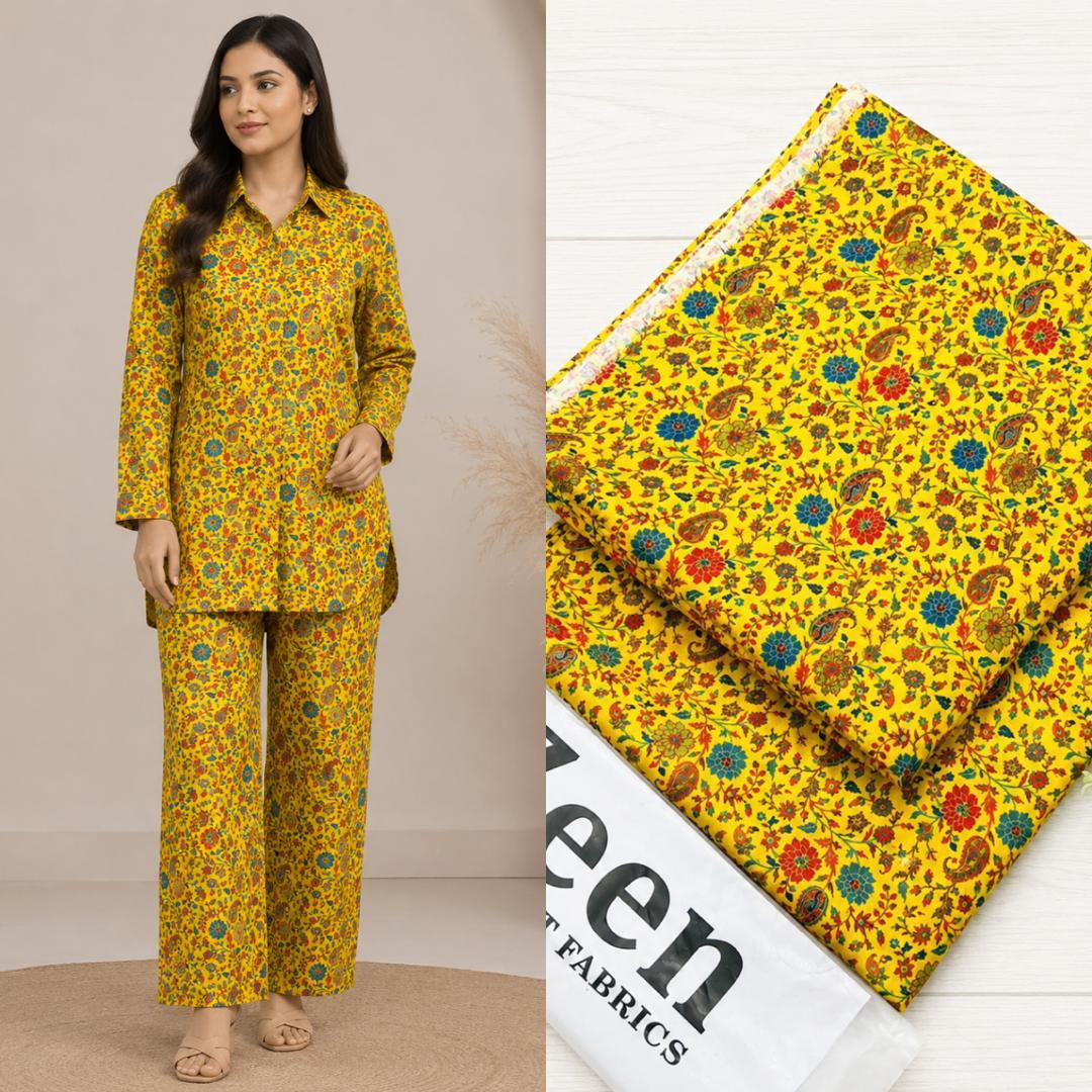 ZEEN Printed Lawn 2 Piece Suit – Premium Summer Collection