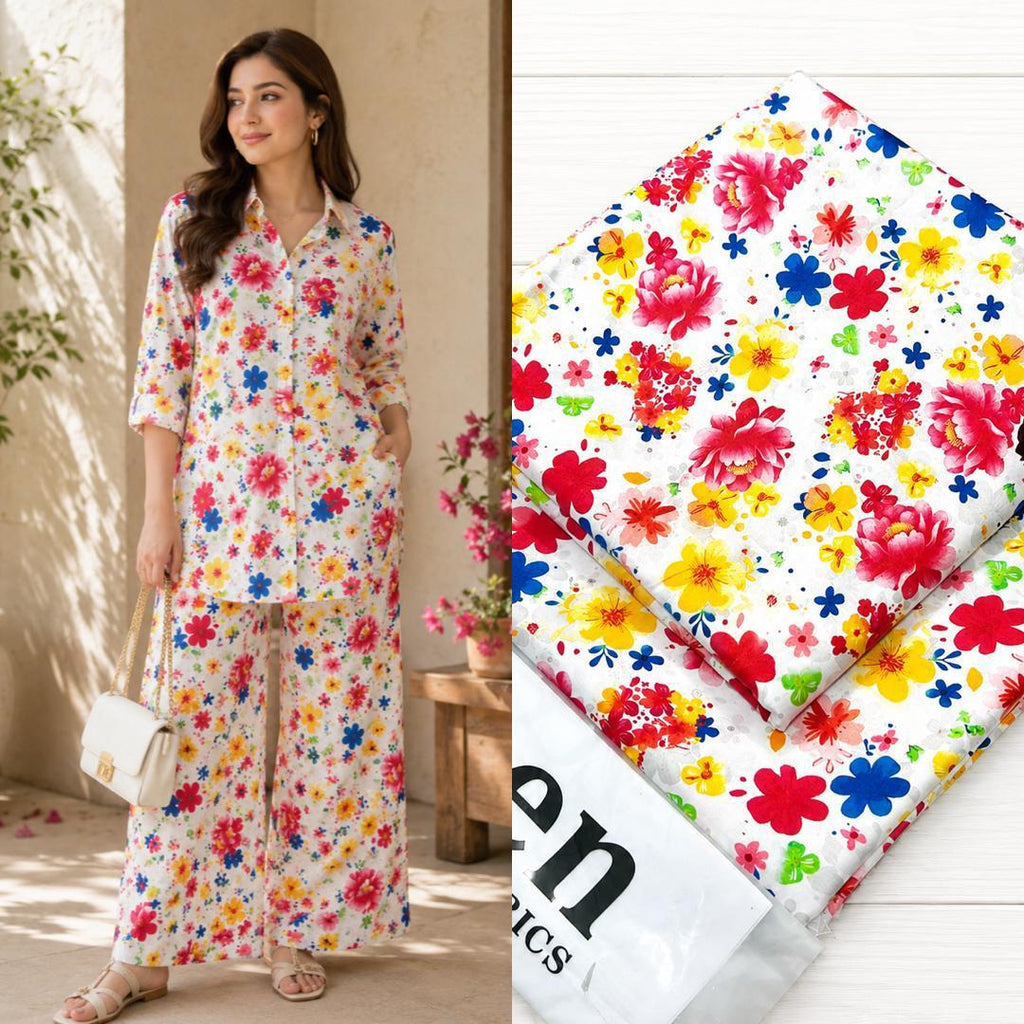 ZEEN Printed Lawn 2 Piece Suit – Premium Summer Collection