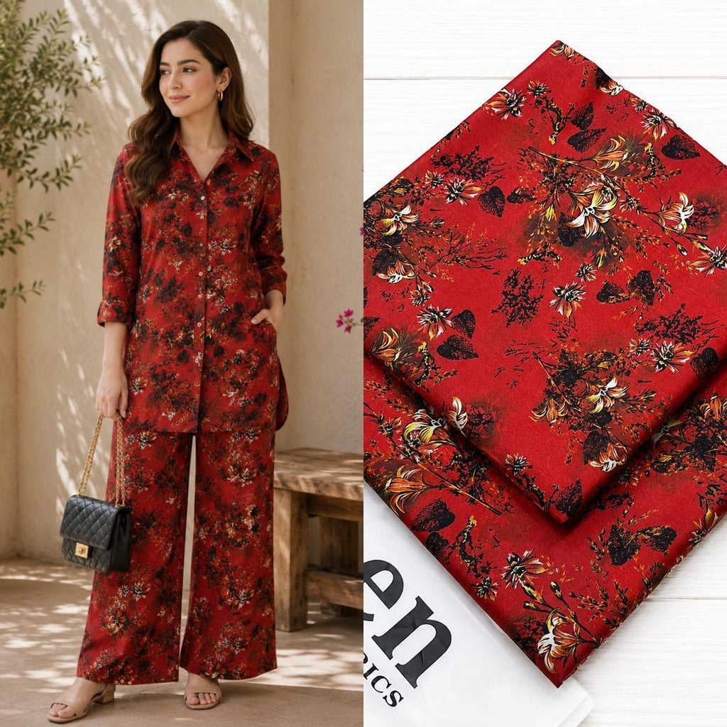 ZEEN Printed Lawn 2 Piece Suit – Premium Summer Collection