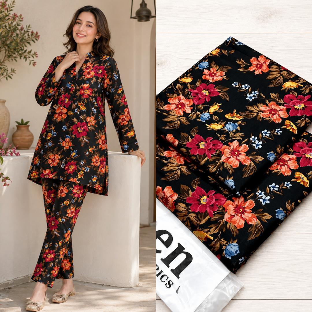ZEEN Printed Lawn 2 Piece Suit – Premium Summer Collection