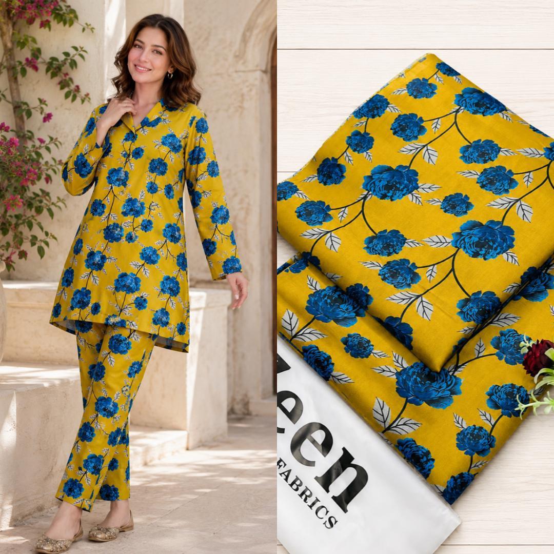 ZEEN Printed Lawn 2 Piece Suit – Premium Summer Collection