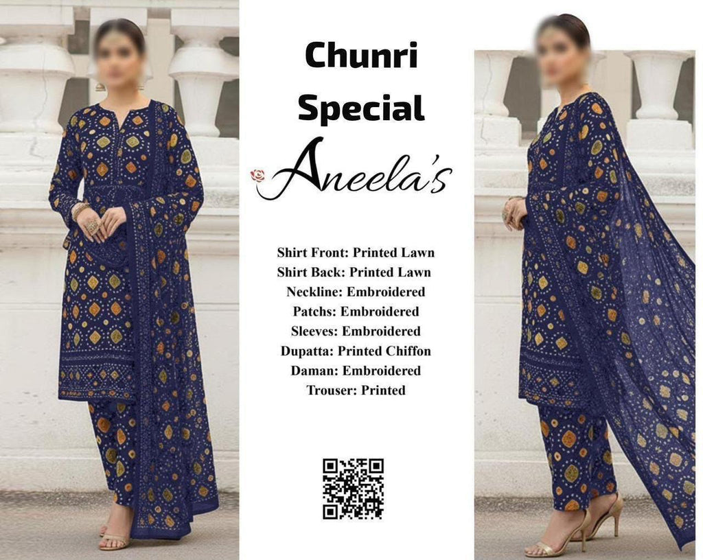 Summer Stock Clearance Sale | Premium Luxury Embroidered 3 Piece Lawn Suit