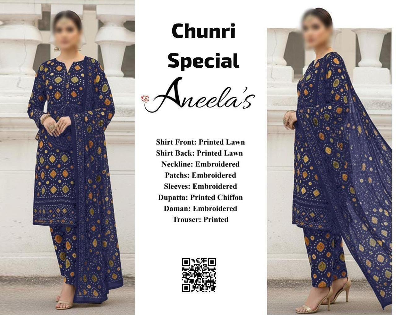 Summer Stock Clearance Sale | Premium Luxury Embroidered 3 Piece Lawn Suit