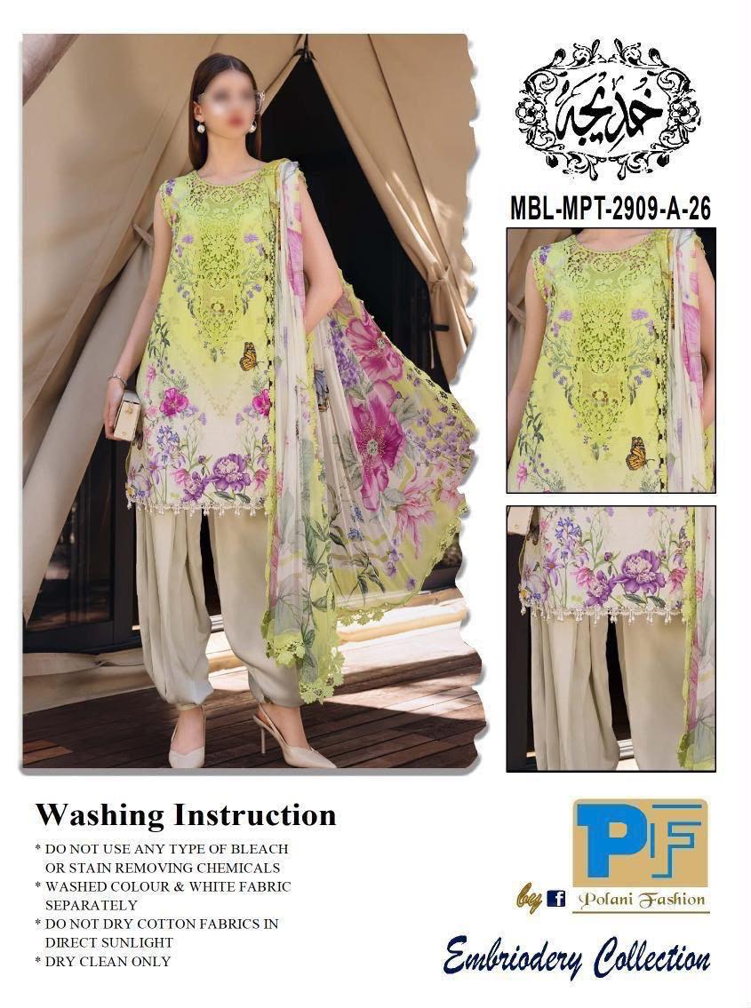 Summer Stock Clearance Sale | Premium Luxury Embroidered 3 Piece Lawn Suit