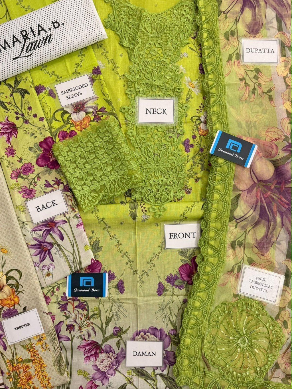Summer Stock Clearance Sale | Premium Luxury Embroidered 3 Piece Lawn Suit