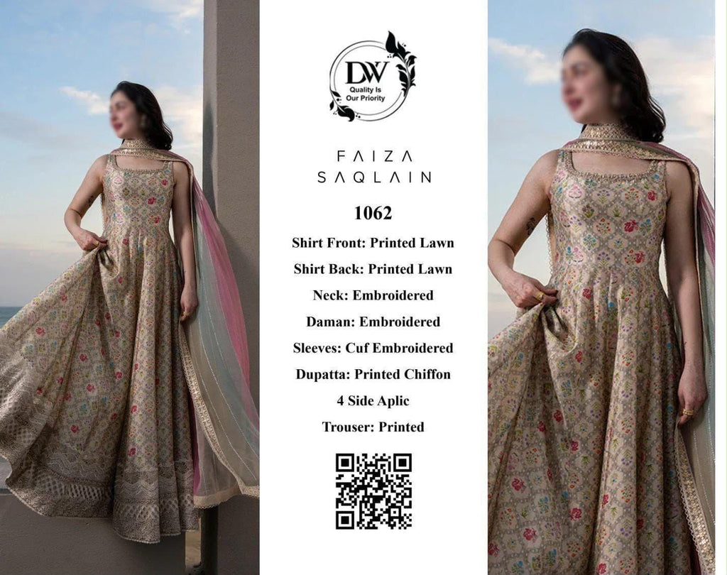 Summer Stock Clearance Sale | Premium Luxury Embroidered 3 Piece Lawn Suit