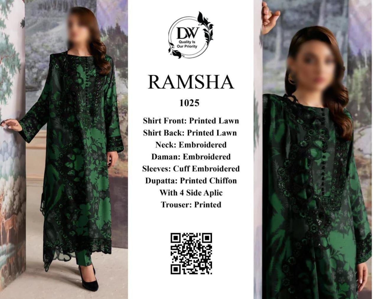 Summer Stock Clearance Sale | Premium Luxury Embroidered 3 Piece Lawn Suit