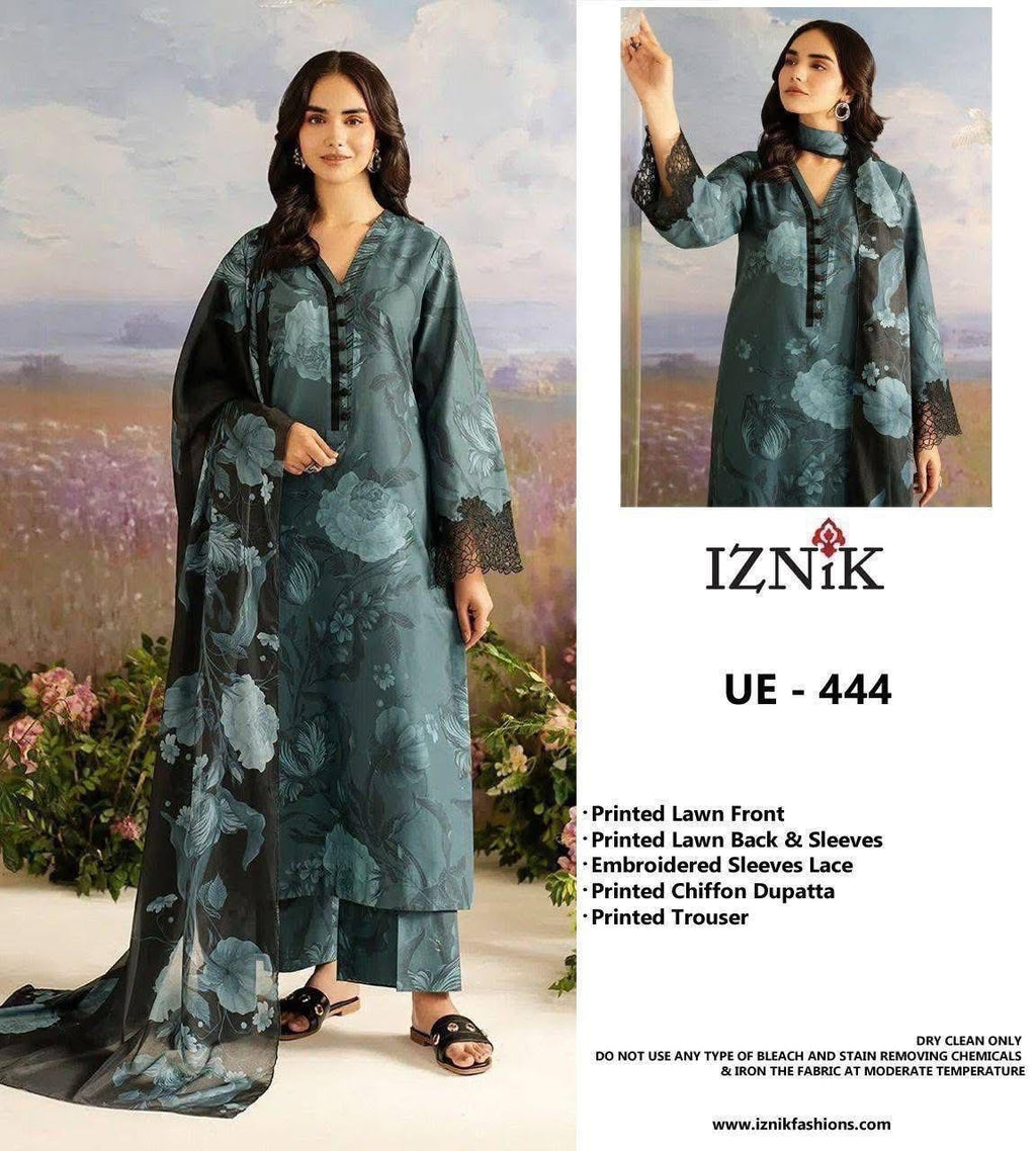 Summer Stock Clearance Sale | Premium Luxury Embroidered 3 Piece Lawn Suit