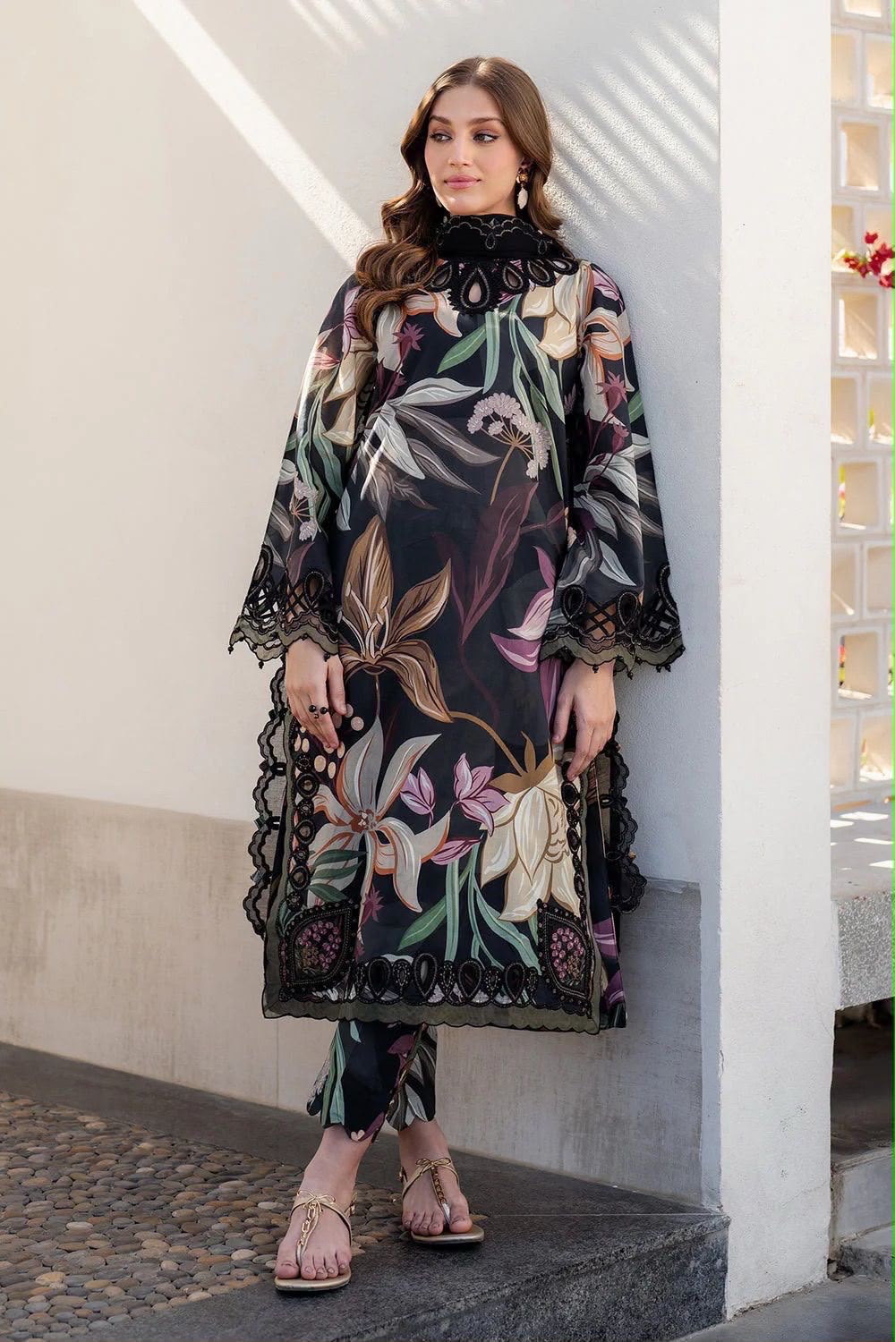 Summer Stock Clearance Sale | Premium Luxury Embroidered 3 Piece Lawn Suit