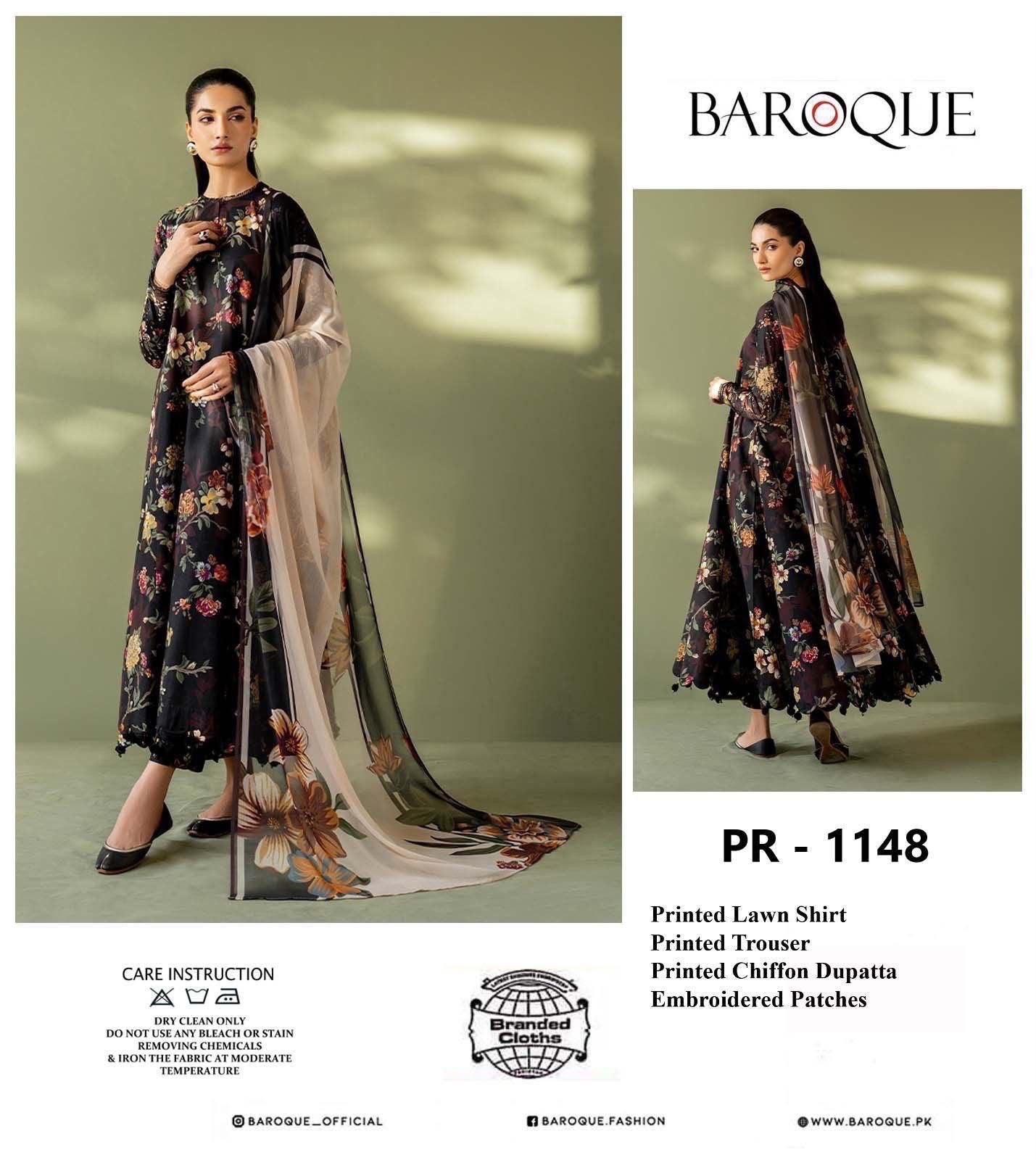 Summer Stock Clearance Sale | Premium Luxury Embroidered 3 Piece Lawn Suit
