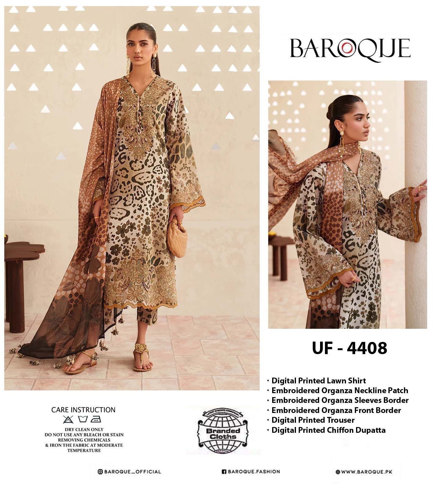 Summer Stock Clearance Sale | Premium Luxury Embroidered 3 Piece Lawn Suit