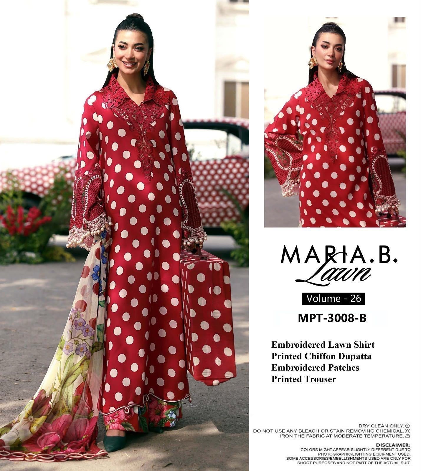 Summer Stock Clearance Sale | Premium Luxury Embroidered 3 Piece Lawn Suit