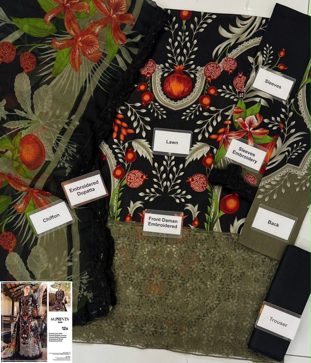 Summer Stock Clearance Sale | Premium Luxury Embroidered 3 Piece Lawn Suit