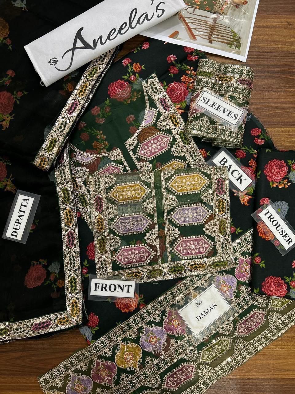 Summer Stock Clearance Sale | Premium Luxury Embroidered 3 Piece Lawn Suit