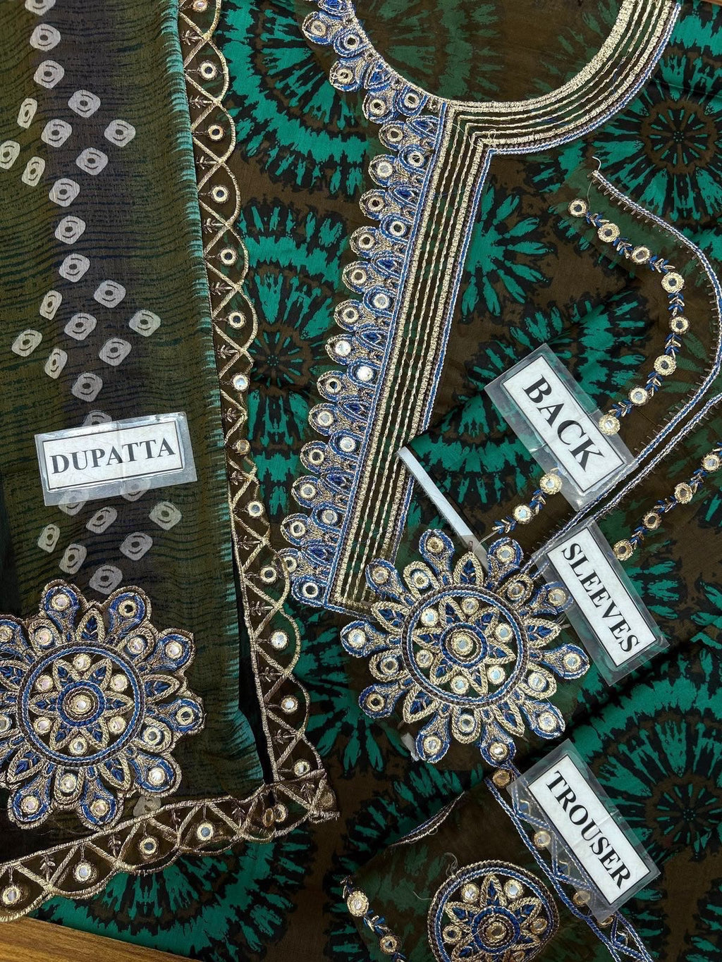 Summer Stock Clearance Sale | Premium Luxury Embroidered 3 Piece Lawn Suit