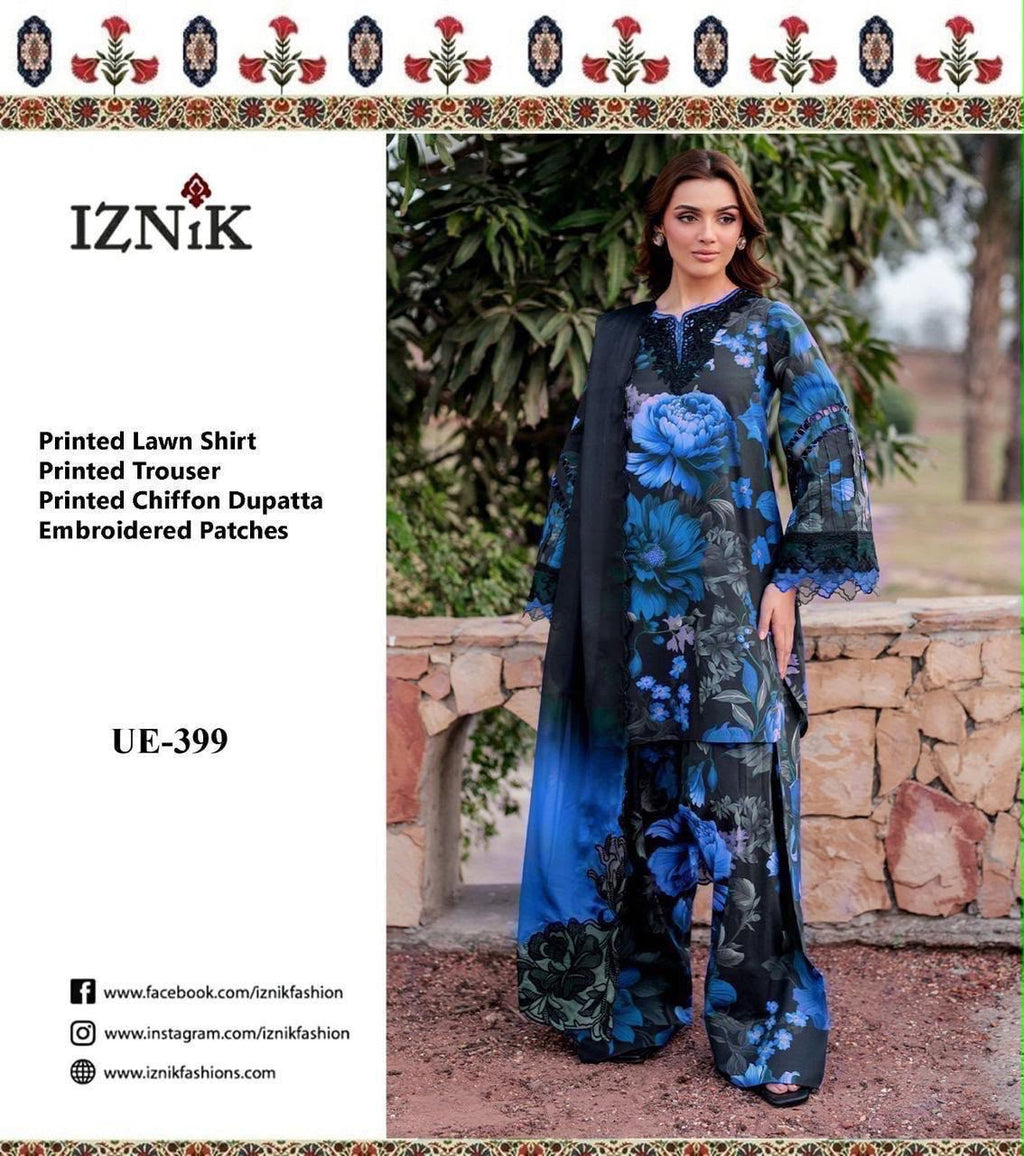 Summer Stock Clearance Sale | Premium Luxury Embroidered 3 Piece Lawn Suit