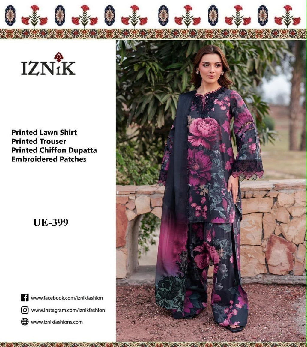 Summer Stock Clearance Sale | Premium Luxury Embroidered 3 Piece Lawn Suit