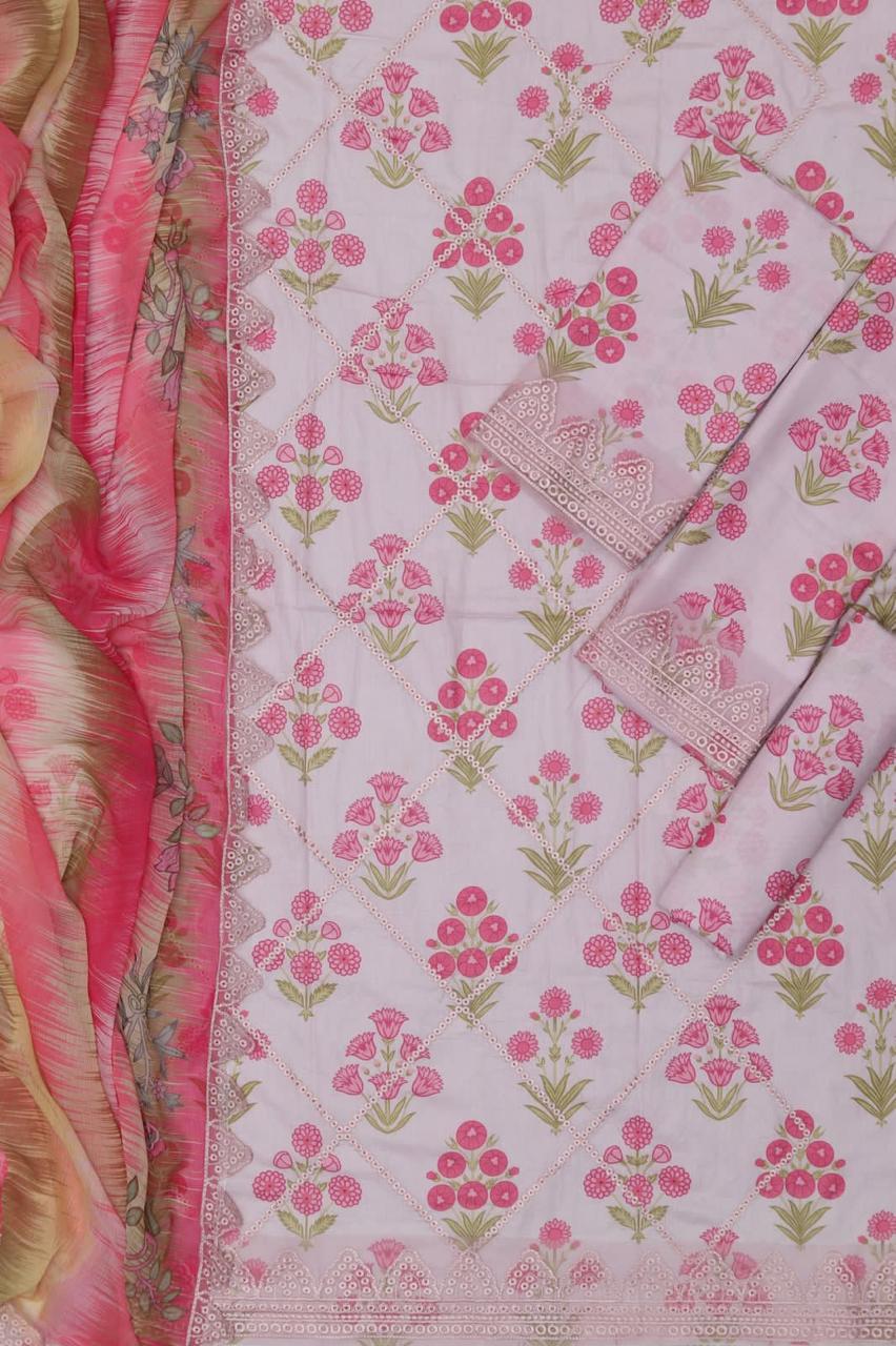 Premium Lawn 3 Piece Embroidered Suit – Code 5122 | Summer Collection 2026