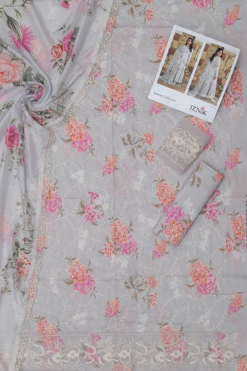 Premium Lawn 3 Piece Embroidered Suit – Code 5149 | Summer Collection 2026