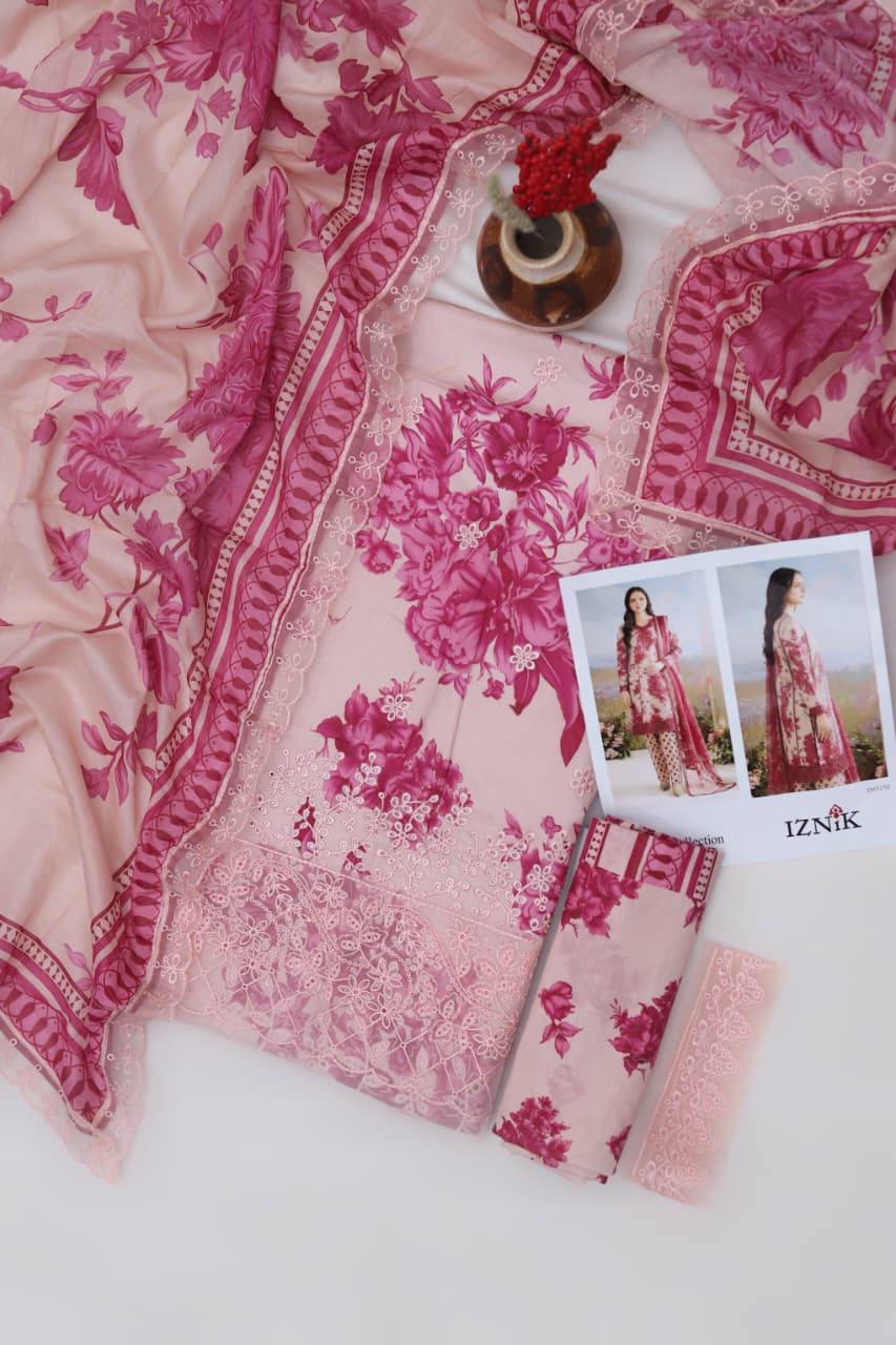 Premium Lawn 3 Piece Embroidered Suit – Code 5149 | Summer Collection 2026