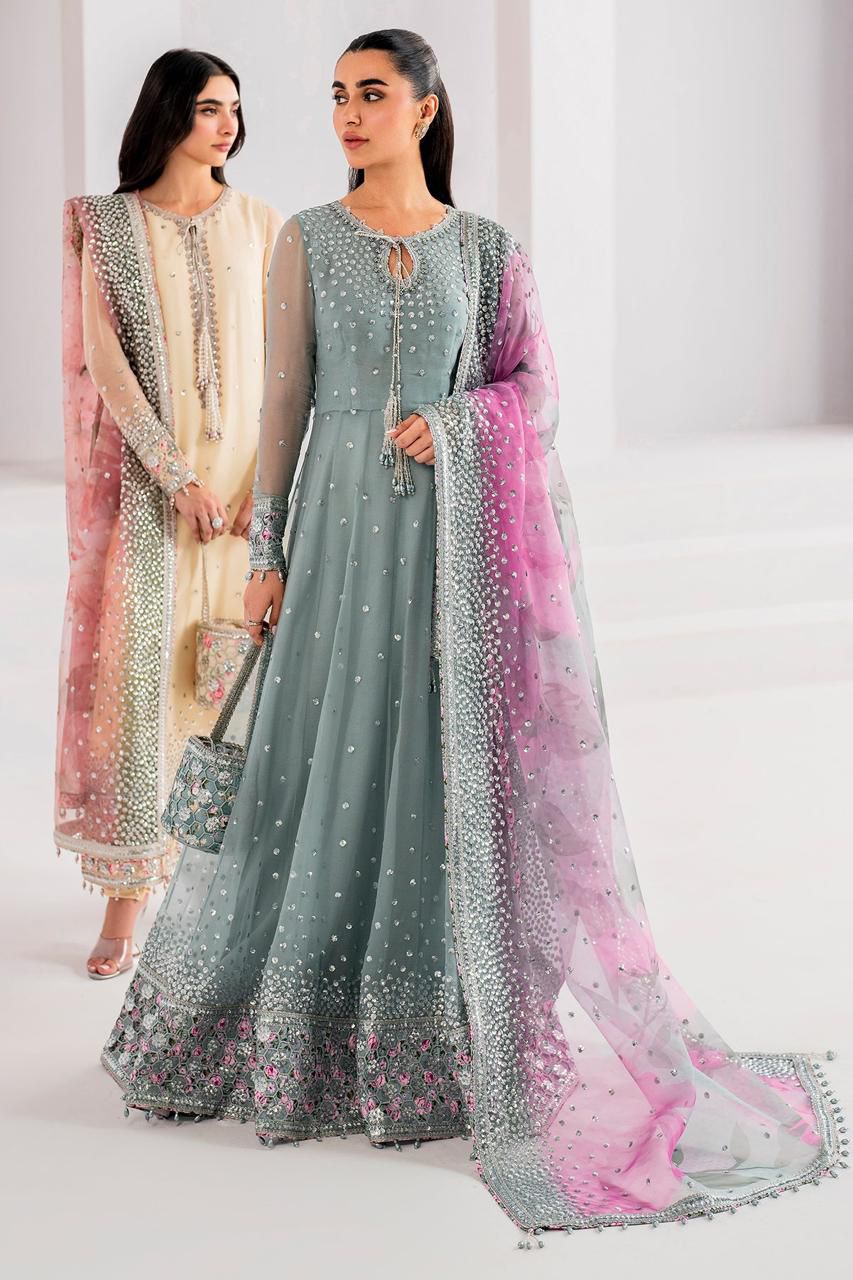 JAZMIN Chiffon Maxi – Luxury Party & Wedding Wear