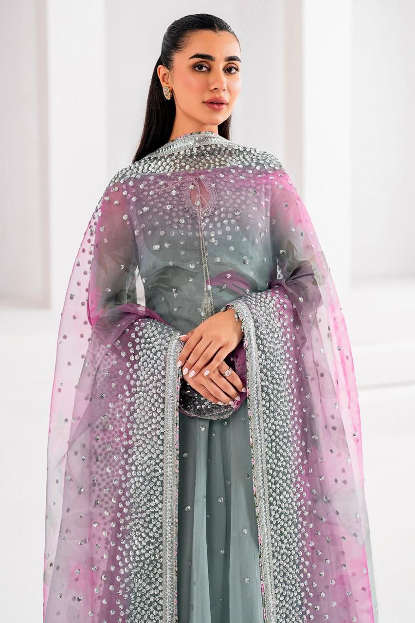 JAZMIN Chiffon Maxi – Luxury Party & Wedding Wear