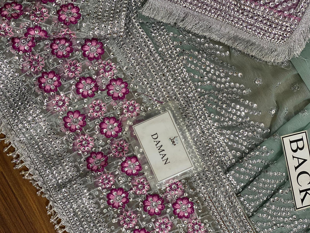 JAZMIN Chiffon Maxi – Luxury Party & Wedding Wear