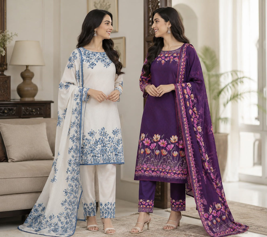 Zeen Lawn 3 Piece Collection