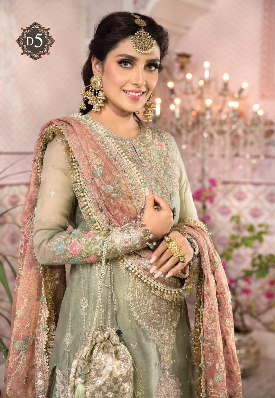 Premium Mysoori Embroidered 3-Piece Suit