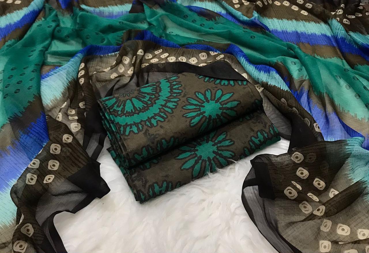 Maria B Inspired Digital Printed Lawn 3 Piece Unstitched Suit