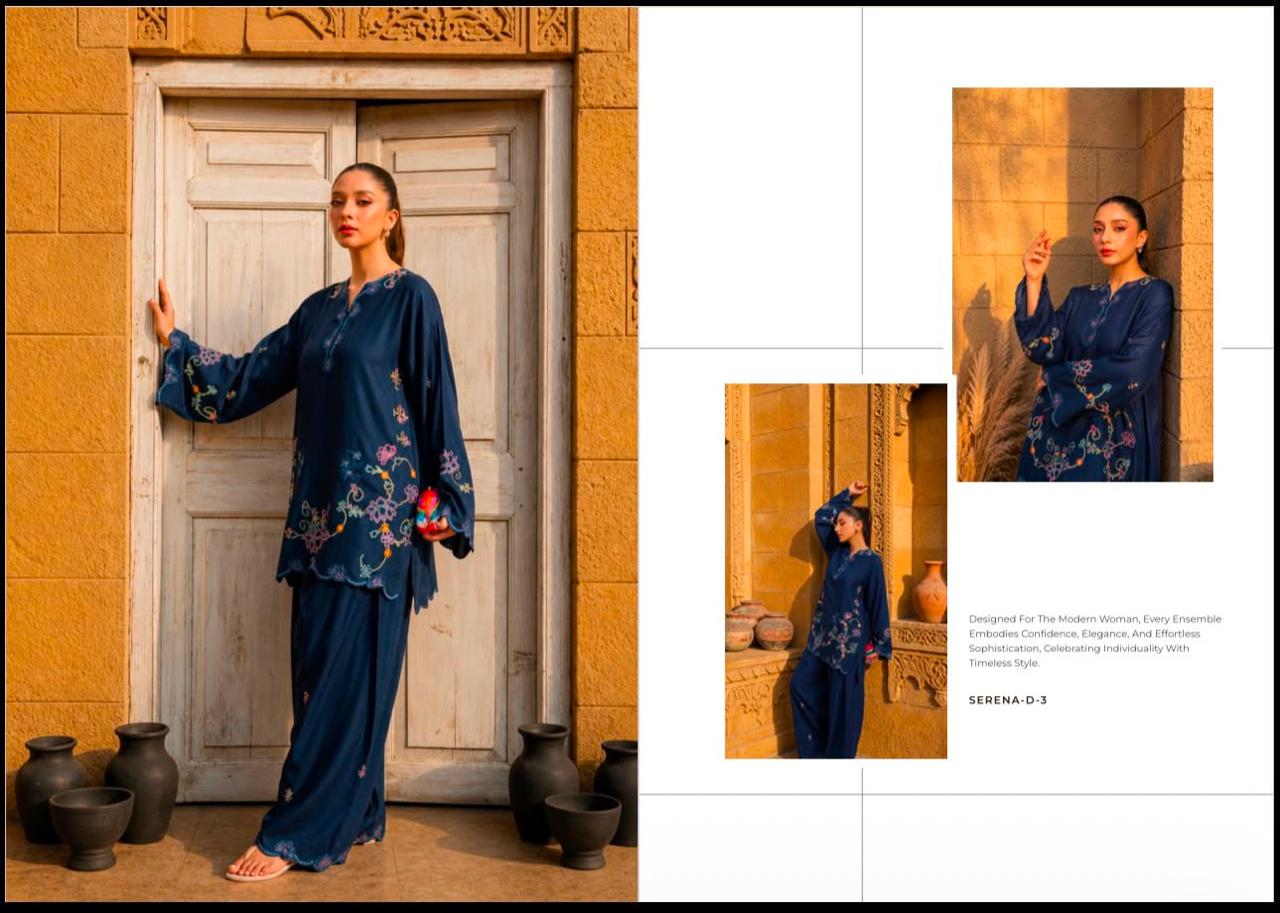 Miswan Embroidered Lawn 2 Piece Unstitched Suit for Women – Premium Summer Collection